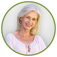 Age Wisely Services individual Attractive, older, platinum-blonde haired lady with warm eyes and mischievous smile.